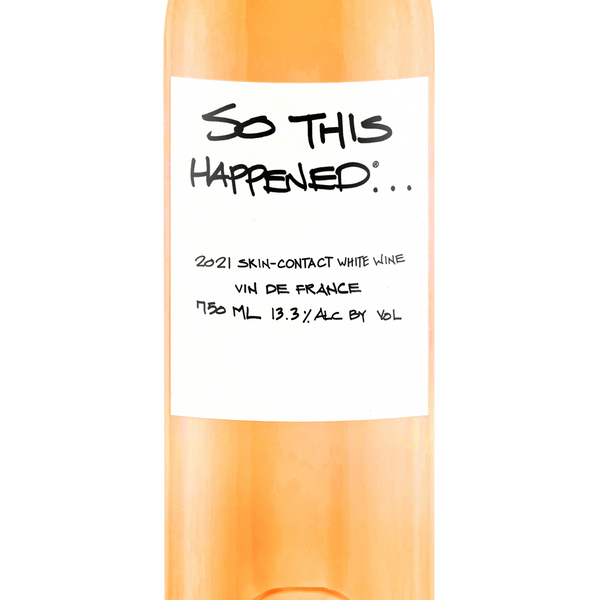 2021 So This Happened® Orange Wine